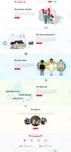 Initial Homepage